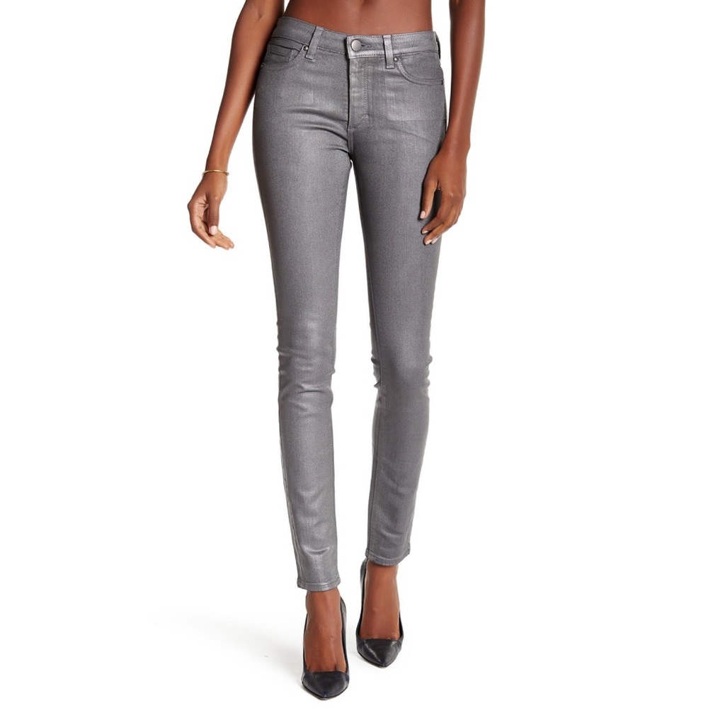 Spanx The Slim-X Skinny Coated Denim Jeans